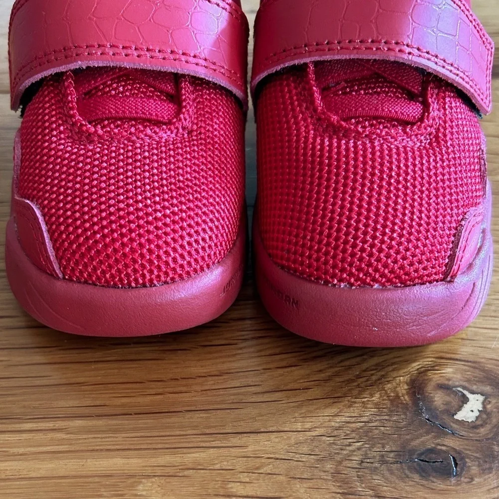 Nike Jordan J23 BT Toddlers 854560 600‎ Sneakers Leather Vintage Red Size 4